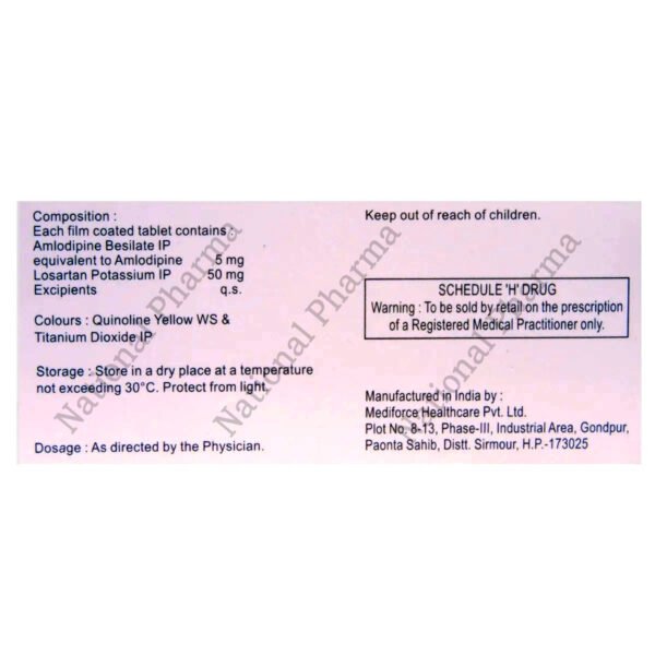 Amlokind-L Tablet 10's - Image 2