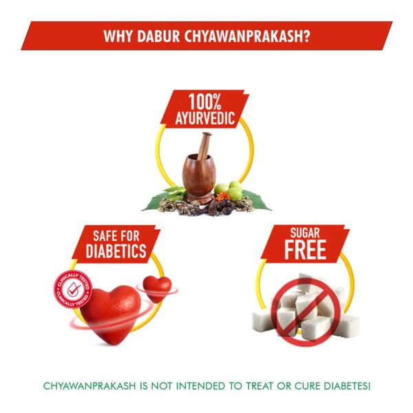 Dabur Sugar Free Chyawanprakash, 900 gm - Image 5