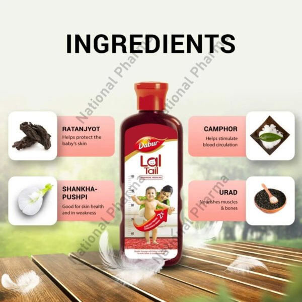 Dabur Lal Tail 200ml - Image 2