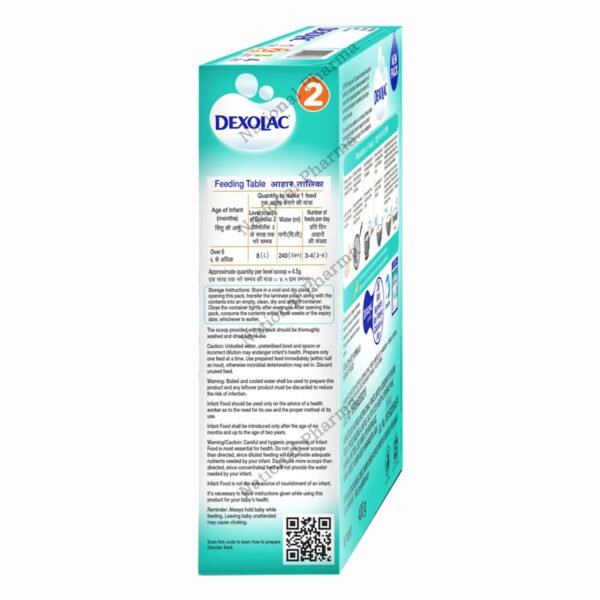 Dexolac Follow-Up Formula Stage 2 Powder (6-12 Months), 400 gm Refill Pack - Image 4