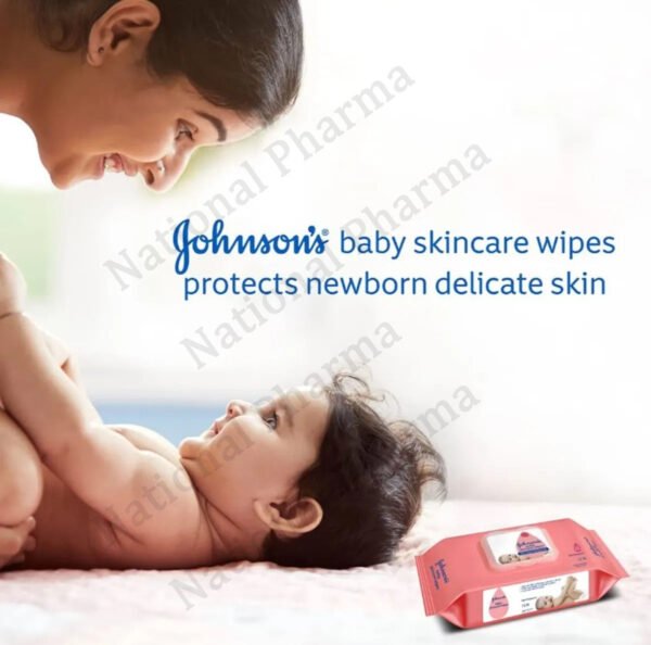 Johnson's Baby Skincare wipes 72 count - Image 2