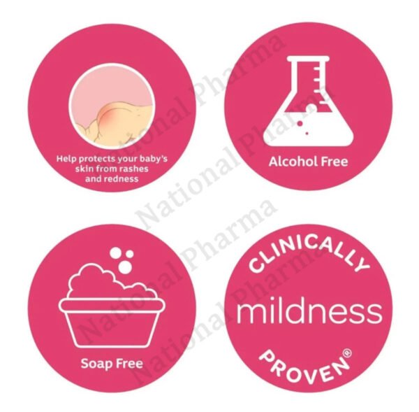 Johnson's Baby Skincare wipes 72 count - Image 3