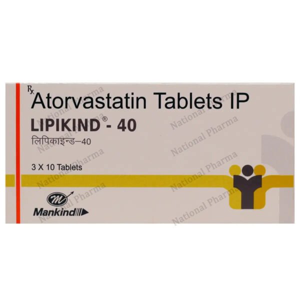 Lipikind 40 Tablet 10's