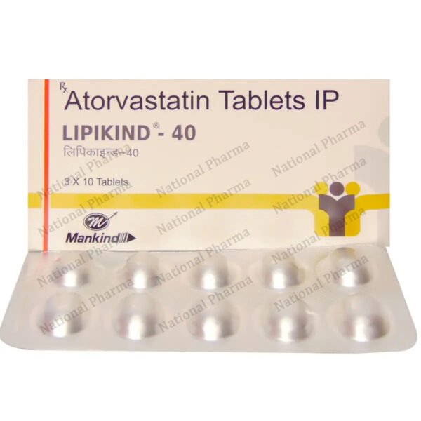 Lipikind 40 Tablet 10's - Image 2
