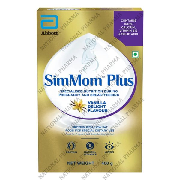 Simmon Plus Vanilla Delight flavour powder 400 gm