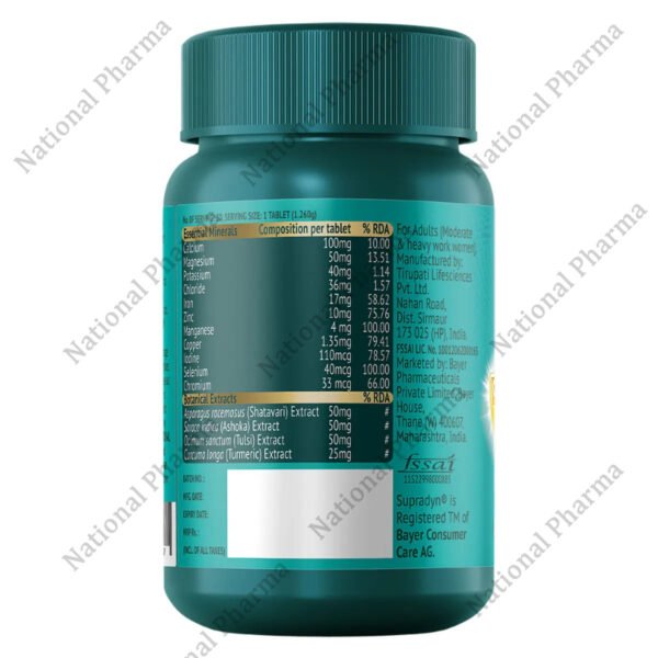 Supradyn Immuno+Multivitamins with Natural Ingredient 30 tab - Image 10