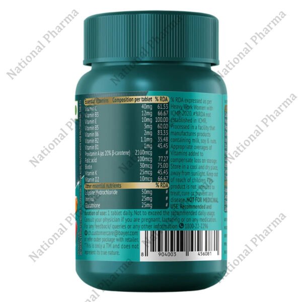 Supradyn Immuno+Multivitamins with Natural Ingredient 30 tab - Image 2
