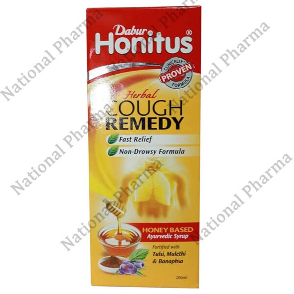 Dabur Honitus Herbal Cough Remedy Syrup 200 ML