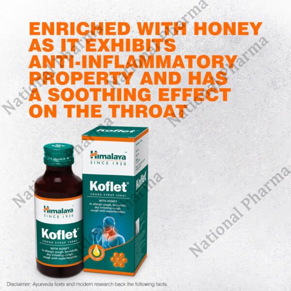 Himalaya Koflet Cough Syrup 100 ML - Image 3