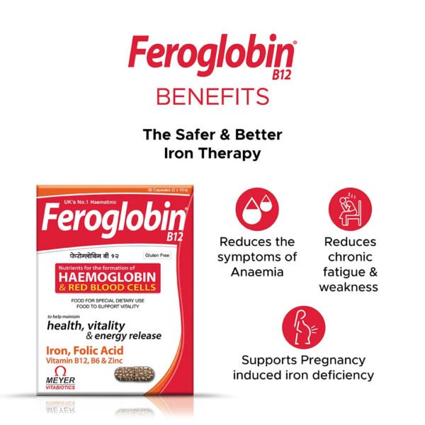 Feroglobin B12 Capsule 15's - Image 3