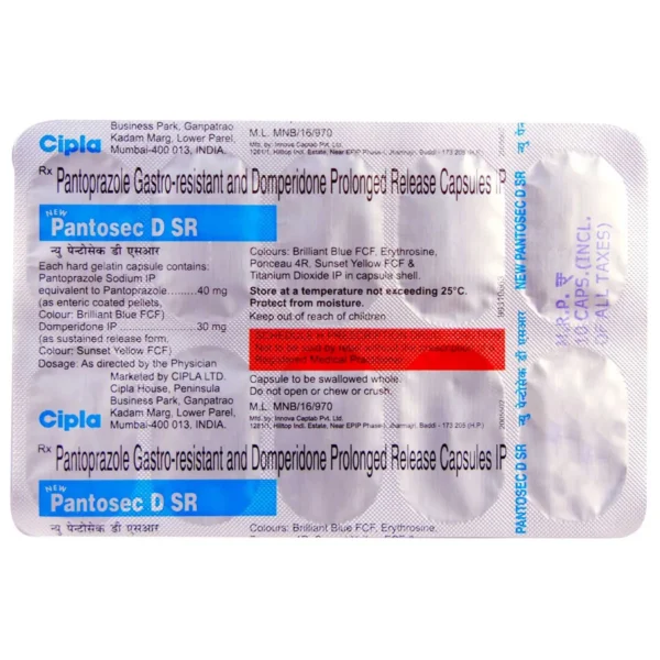 Pantosec Dsr Strip Of 10 Capsules - Image 3