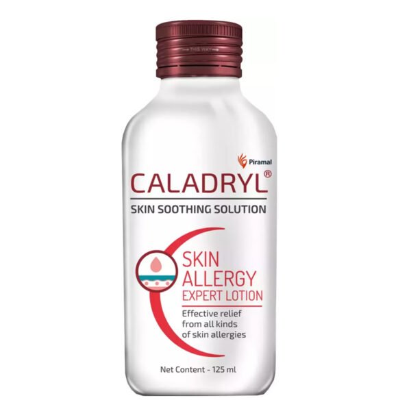 Caladryl Skin Allergy Lotion For Rashes | Sunburn | Prickly Heat And Insect Bites- 125ml