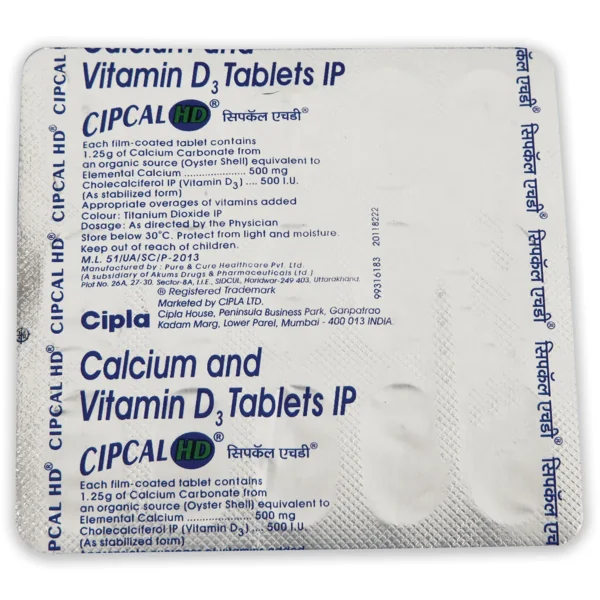 Cipcal Hd Strip Of 15 Tablets - Image 6
