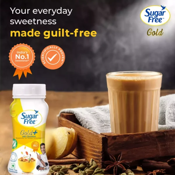 Sugar Free Gold Plus Sweetener Powder Jar Of 100 GM - Image 4