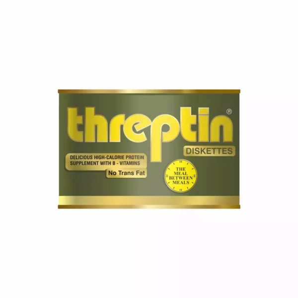 Threptin Vanilla Butterscotch Nutrition Diskettes Tin Of 275 GM