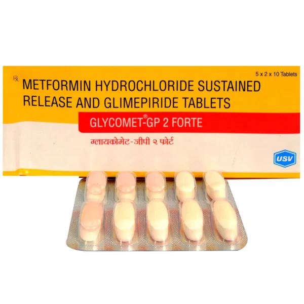 Glycomet-GP 2 Forte Tablet - Image 4