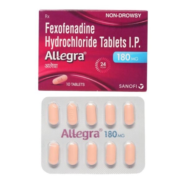 Allegra 180 mg Tablet - Image 2