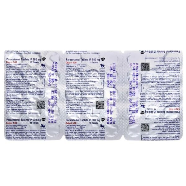 Calpol 500 Tablet - Image 5