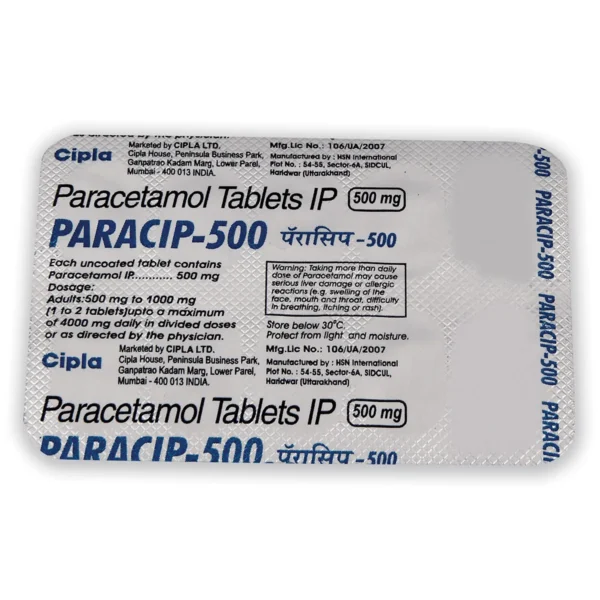 Paracip-500 Tablet
